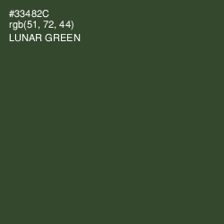 #33482C - Lunar Green Color Image
